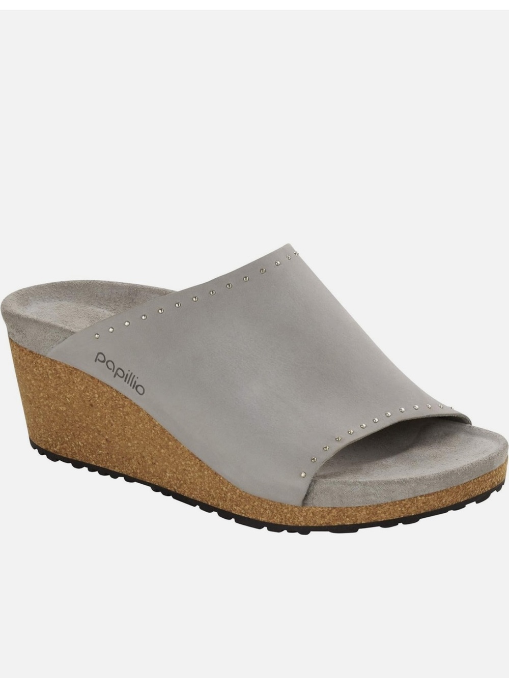 Birkenstock Papillio Namica Rivet Wedge Nubuck Sandals Size 39 8-8.5 Women’s
